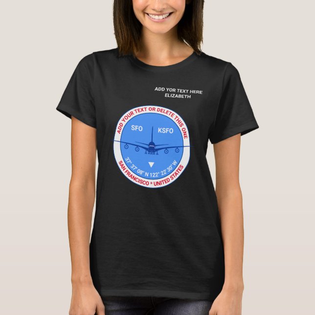 Aviation, Airport, Pilot, Traveller Tourist Cool T-Shirt (Front)