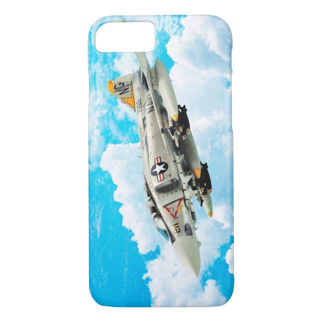 Aviation Art Device Cass  "F- 4 Phantom II" Case-Mate iPhone Case (Back)