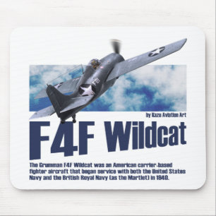 Aviation Art Mousepad "F4F Wildcat "
