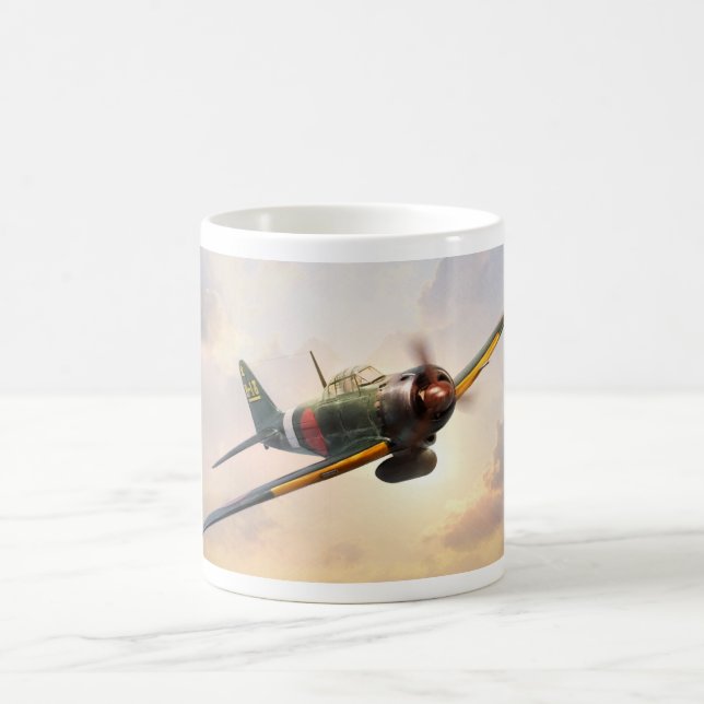 Aviation Art mug "A6M Zero" (Center)