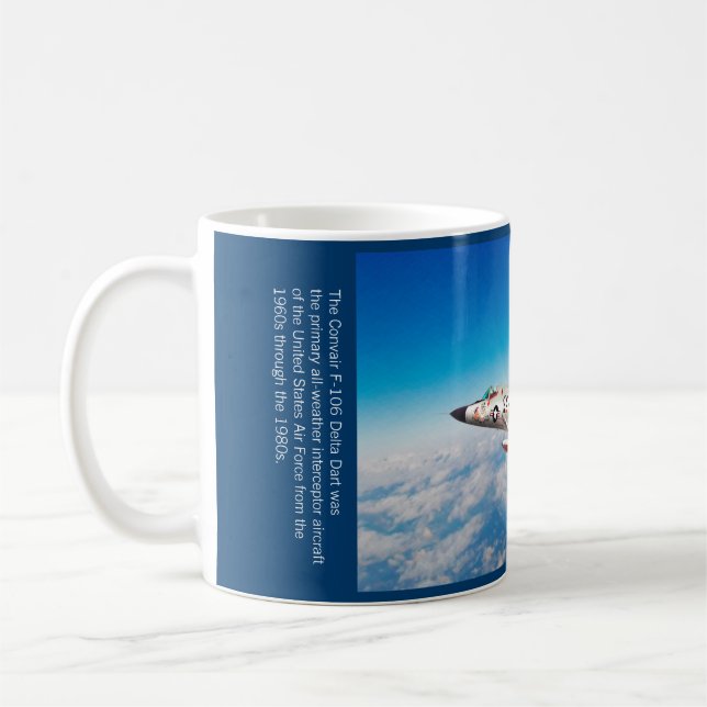 Aviation Art mug "Convair F-106 Delta Dart" (Left)