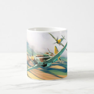 Aviation Art mug "Dewoitine D.520"
