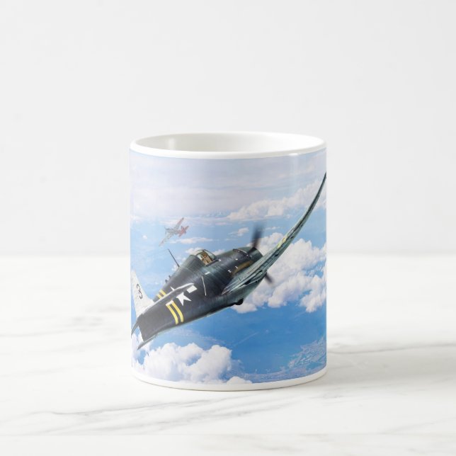 Aviation Art mug "F6F Hellcat" (Center)