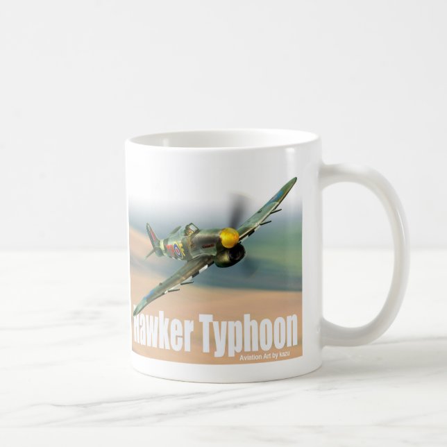 Aviation Art Mug “Hawker Typhoon" (Right)