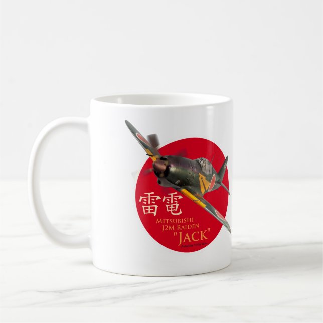 Aviation Art mug "Mitsubishi J2M Raiden " (Left)