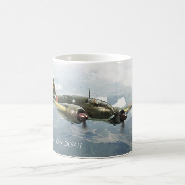 Aviation Art mug "Mitsubishi Ki-46 DINAH" (Center)