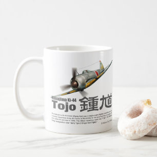 Aviation Art mug "Nakajima Ki-44 Tojo"