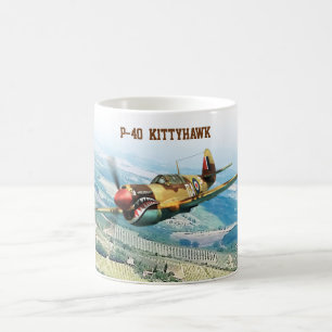 Aviation Art Mug “P-40 Kittyhawk "