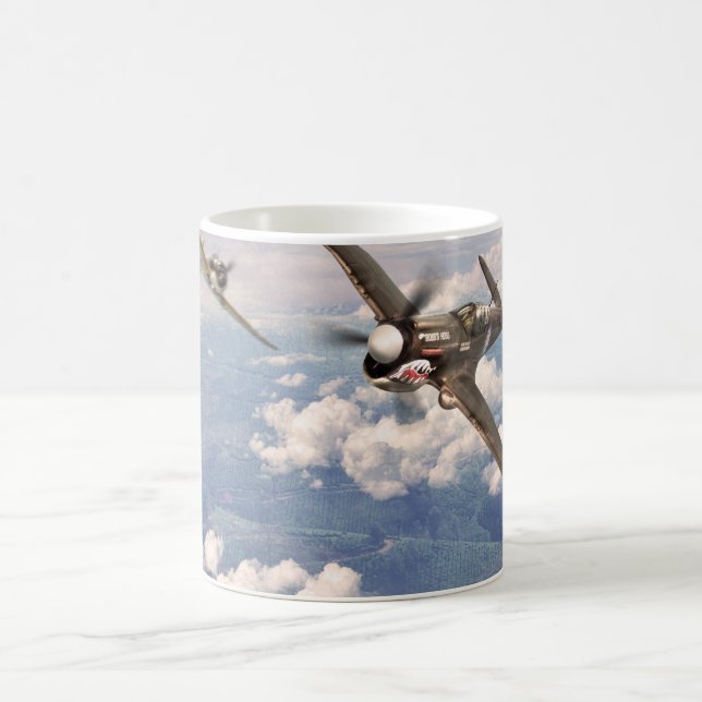 Aviation Art mug "P-40 Warhawk" (Center)