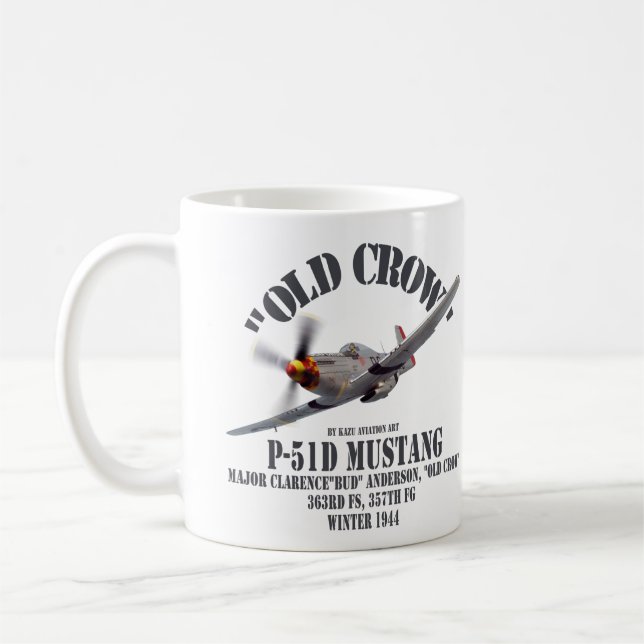 Aviation Art mug " P-51 Mustang" (Left)