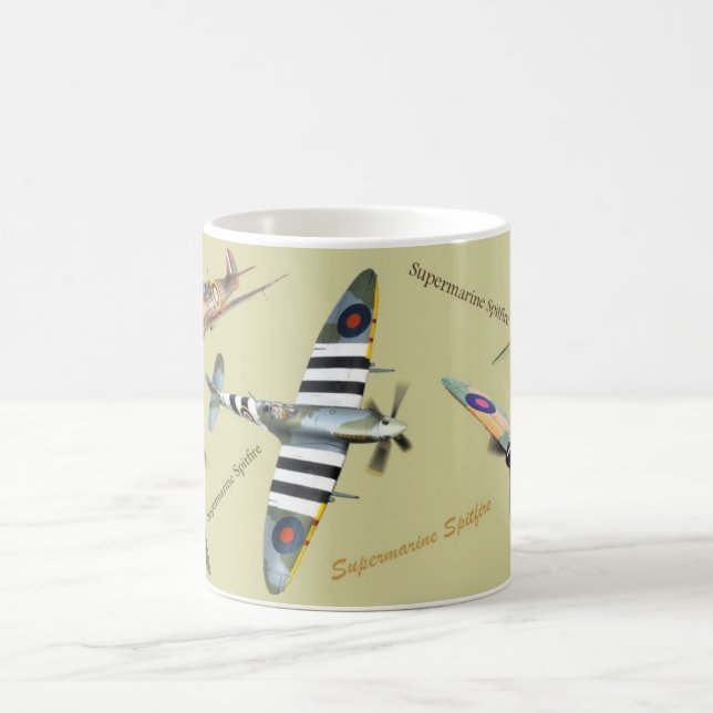 Aviation Art Mug "Supermarine Spitfire" (Center)