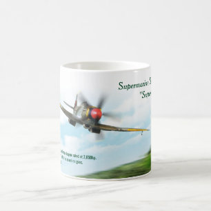 Aviation Art Mug "Supermarine Spitfire Mk. XVIII"