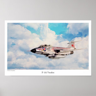 Aviation Art Poster "F-101 Voodoo"
