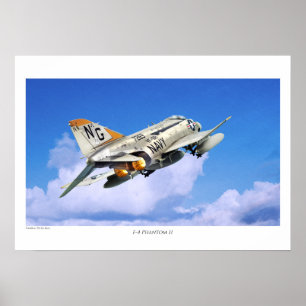 Aviation Art Poster "F-4 Phantom II"