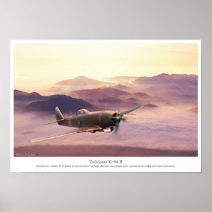 Aviation Art Poster "Tachikawa　Ki-94-II”