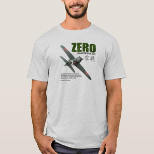 Aviation Art T-shirt "Mitsubishi A6M Zero"