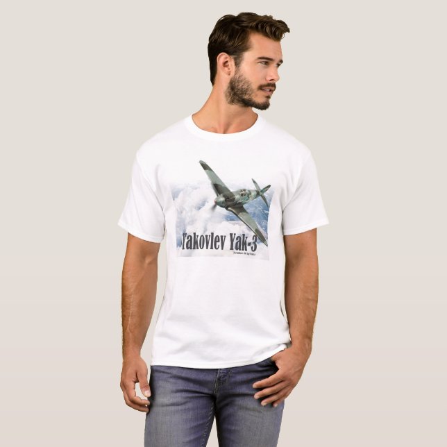 Aviation Art T-shirt "Yakovlev Yak-3" (Front Full)