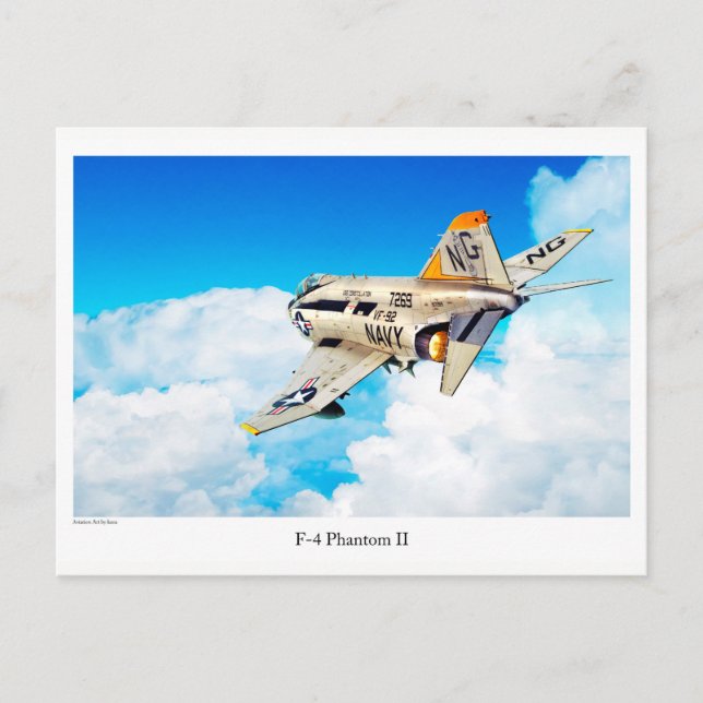 Aviation ArtPostcard "F-4 Phantom II" Postcard (Front)