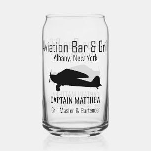 Aviation Bar & Grill Beer Glasses