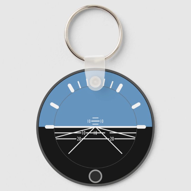 Aviation Basic Button Keychain (Front)