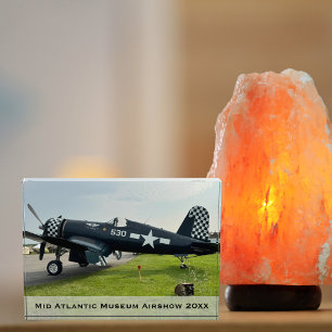 Aviation Birthday Custom Text and Vintage Aeroplan Photo Block