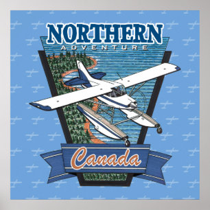 Aviation Canada Northern Adventure Poster