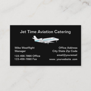 Aviation Catering Services  Business Card