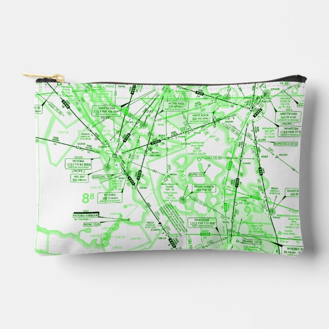 Aviation Chart Accessory Pouch (Front)