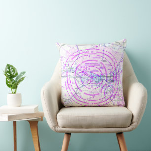 Aviation Chart Cushion