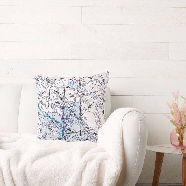 Aviation Chart Cushion (Couch)