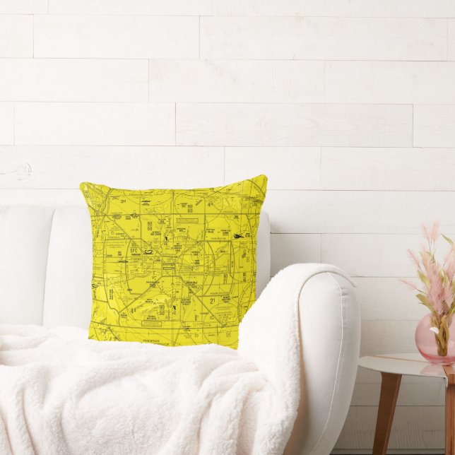 Aviation Chart Cushion (Couch)