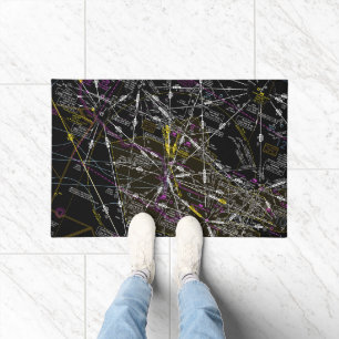 Aviation Chart Doormat