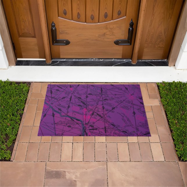 Aviation Chart Doormat (Outdoor)