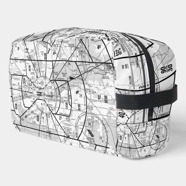 Aviation Chart Dopp Kit (Left Corner)