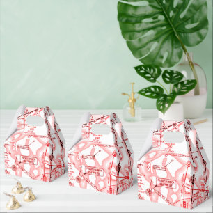 Aviation Chart Favour Box