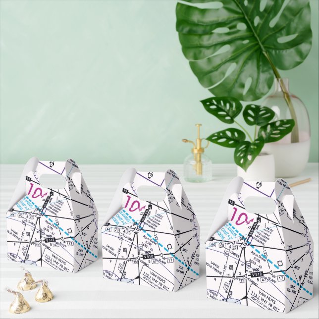 Aviation Chart Favour Box (Multiple)