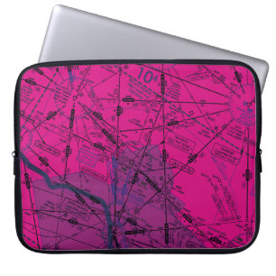 Aviation Chart Laptop Sleeve
