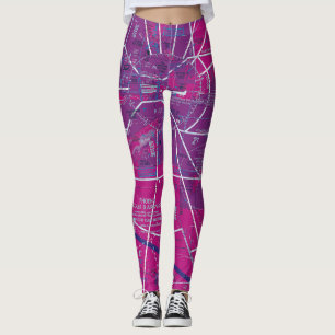 Aviation Chart Leggings