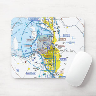 Aviation Chart Mouse Mat