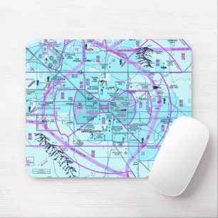 Aviation Chart Mouse Mat