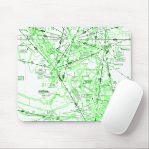 Aviation Chart Mouse Mat