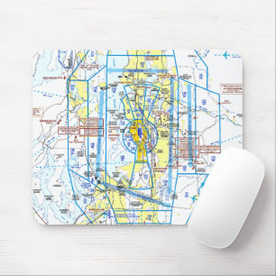 Aviation Chart Mouse Mat