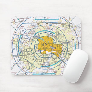 Aviation Chart Mouse Mat