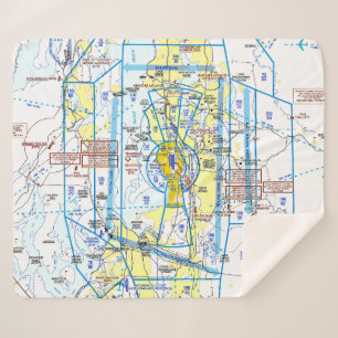 Aviation Chart Sherpa Blanket