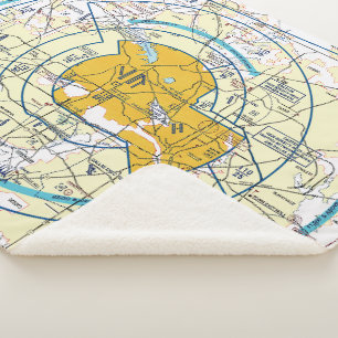 Aviation Chart Sherpa Blanket