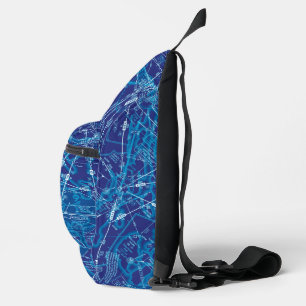 Aviation Chart Sling Bag