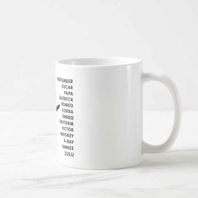 Aviation Code Mug (Right)