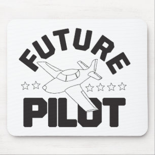 Aviation for Kids Flying High Future Pilots Mouse Mat