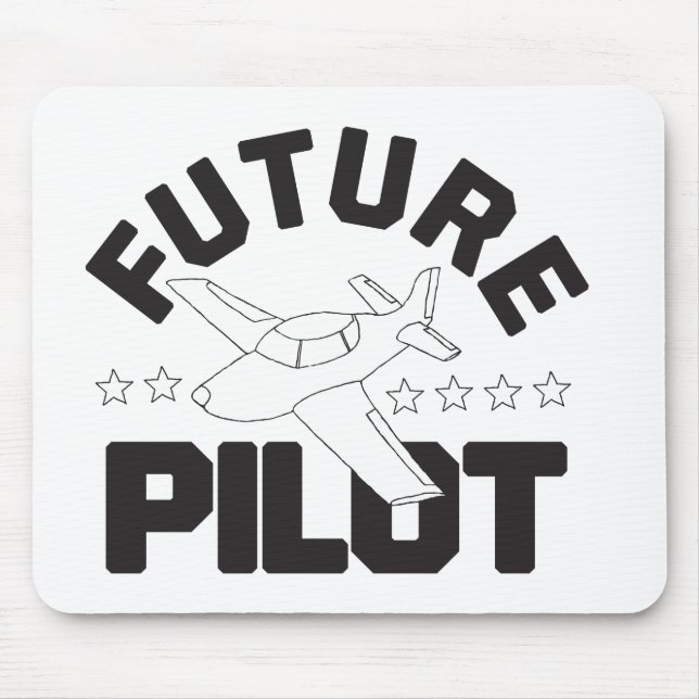 Aviation for Kids Flying High Future Pilots Mouse Mat (Front)