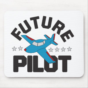 Aviation for Kids Flying High Future Pilots Mouse Mat